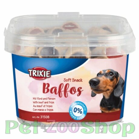 Trixie Soft Snack Baffos – mekane poslastice sa govedinom i škembićima, 140 g