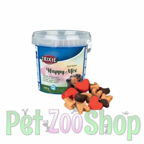 Trixie Soft Snack Happy Mix – piletina, jagnjetina i losos, 500 g