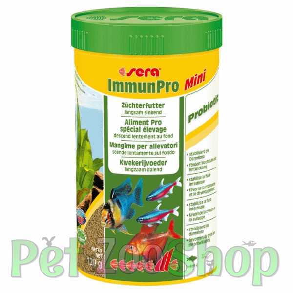 SERA Hrana za ribice ImmunPro nature 250ml - Pet Zoo Shop