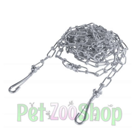 Trixie metalni dvorišni lanac za pse, 5 m / 3 mm