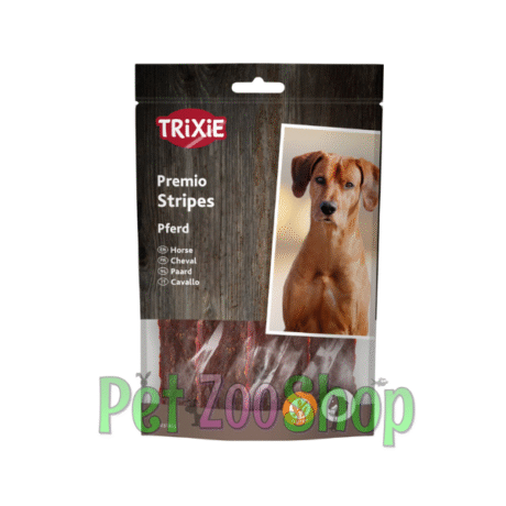 Trixie PREMIO Horse Stripes – trakice od konjskog mesa 100 g