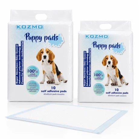 Kozmo Puppy Pads pelene za štence, upijajuće podloge za pse sa lepljivom trakom, pakovanje 10 komada