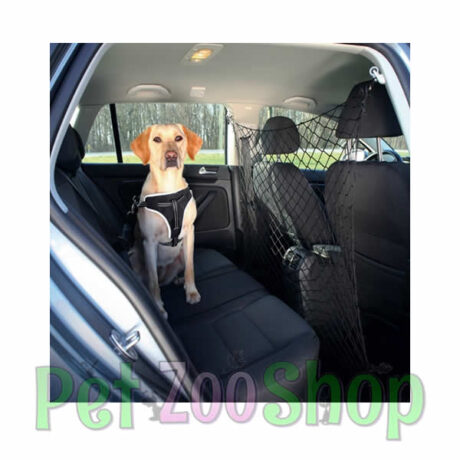 Trixie zaštitna mreža za automobil za pse, crna 120 × 100 cm