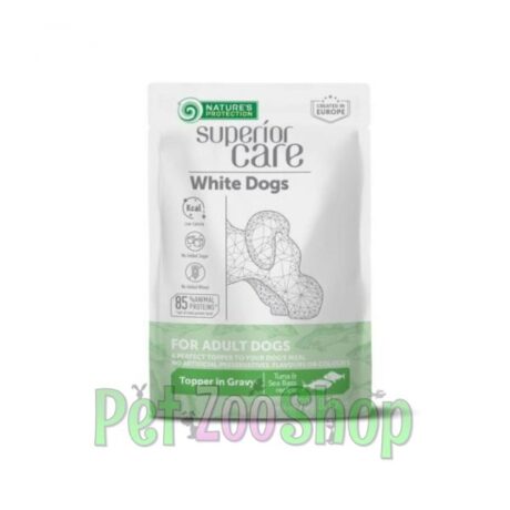 Nature's Protection White Dog Tuna & Sea Bass 70g vlažna hrana za bele pse