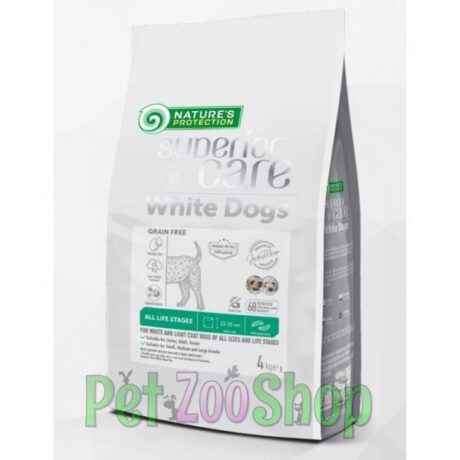 White Dog Grain Free With Insect Adult All Breed – All Stages 4kg, suva hrana za pse, bez žitarica, protein insekata