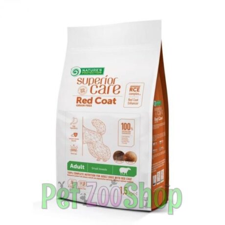 Red Coat Grain Free Small Adult Lamb – hrana za odrasle pse malih rasa sa riđom dlakom, suva hrana bez žitarica