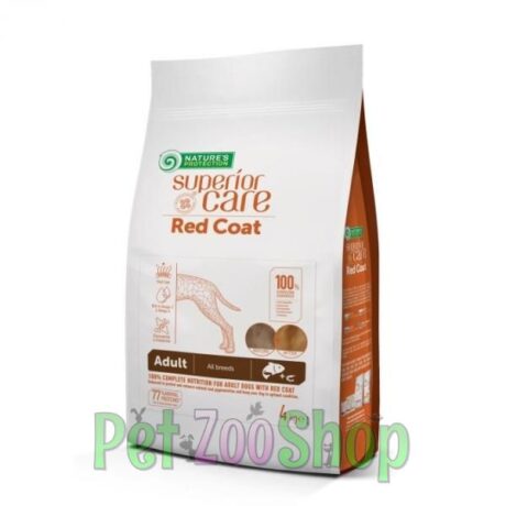 Red Coat Adult All Breed – Salmon 4kg, suva hrana za odrasle pse sa riđom dlakom, bez žitarica