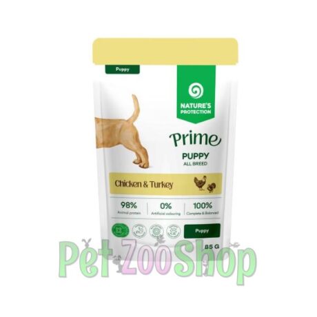 Nature's Protection Junior Chicken Turkey 85g vlažna hrana za štence