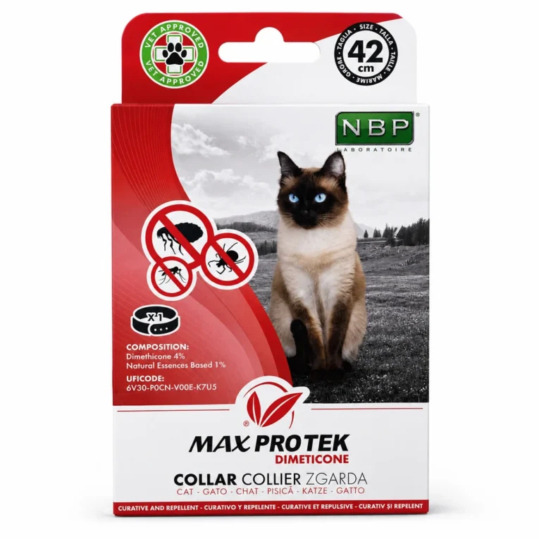 Max Pro Tek ogrlica protiv buva i krpelja za mačke 42 cm