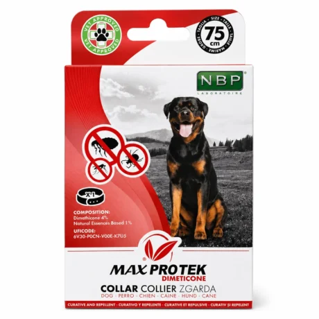 Max Pro Tek ogrlica protiv buva i krpelja za velike pse 75 cm
