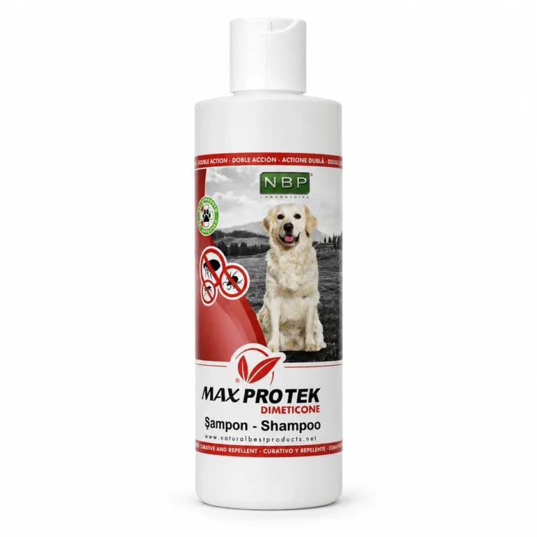 Max Pro Tek šampon protiv buva i krpelja za pse 200 ml
