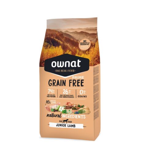 Ownat Grain Free Prime Junior Lamb hrana za štence sa jagnjetinom 3 kg
