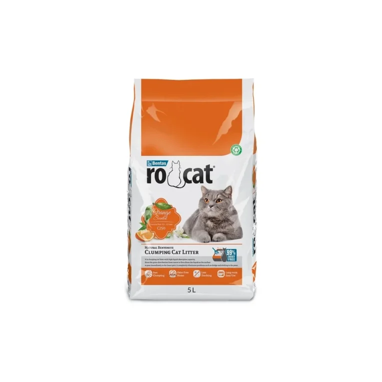 ROCAT posip / pesak za mačke Orange 5L