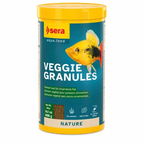Sera Veggie Granules Nature biljna hrana za akvarijumske ribice 100 ml