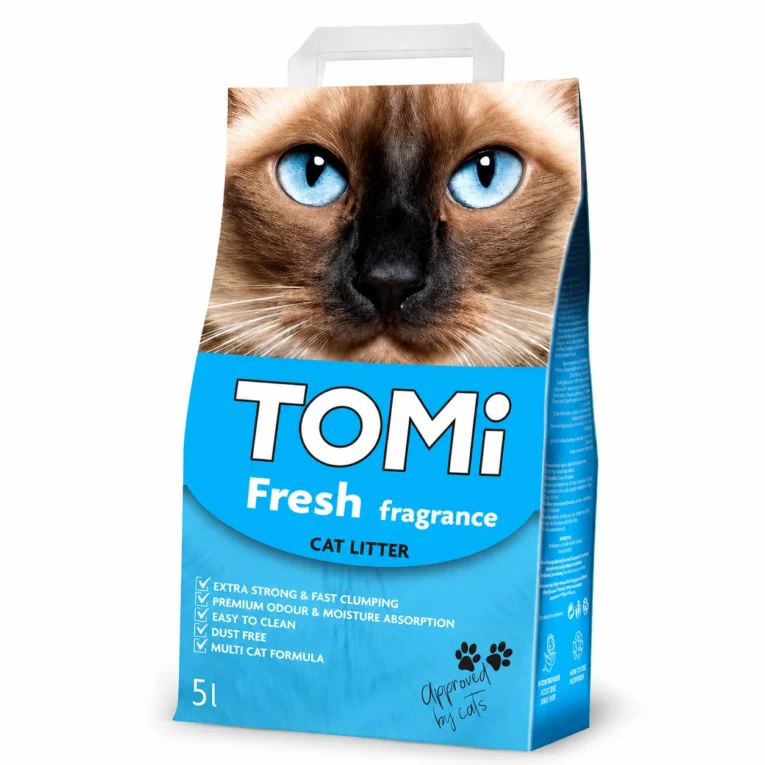 TOMI Fresh posip za mačke sa mirisom bora 5L