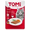 TOMI sos za sterilisane mačke govedina u želeu 85 g
