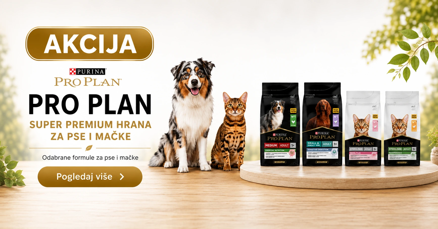 Purina Pro Plan super-premium hrana za pse i mačke – odabrane formule