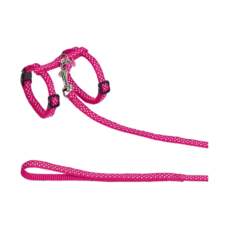 nobby-nb78009-15-am-povodac-macke-dots-pink