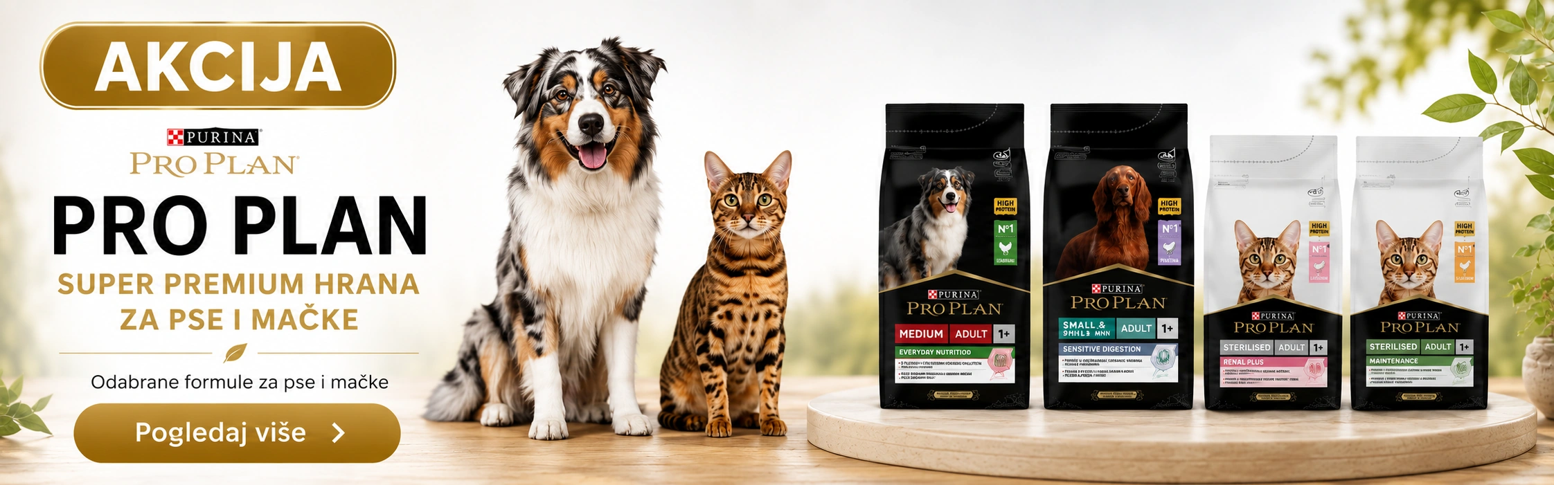 Purina Pro Plan super-premium hrana za pse i mačke – odabrane formule
