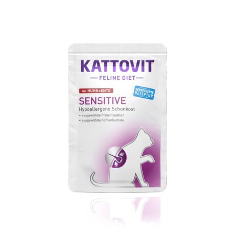 Kattovit Sensitive za mačke sa intolerancijama Piletina i pačetina 85 g