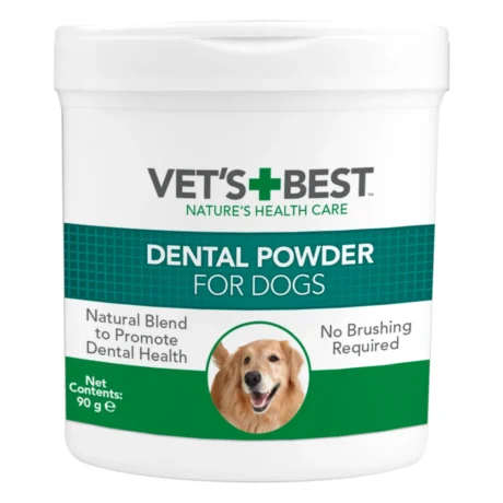 Vet's Best Dental Powder – prah za zube pasa, 90 g