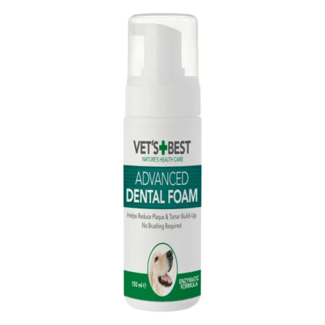 Vet's Best Advanced Dental Foam – pena za čišćenje zuba pasa, 150 ml