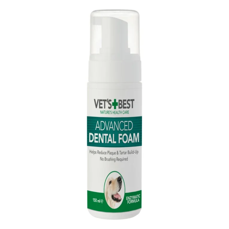 Vet's Best Advanced Dental Foam – pena za čišćenje zuba pasa, 150 ml