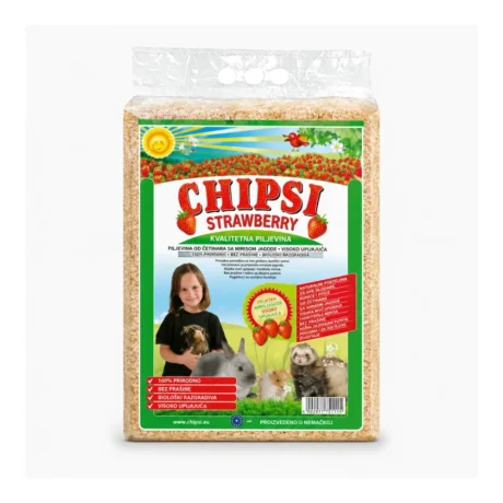 Chipsi Strawberry piljevina sa mirisom jagode 3,2 kg