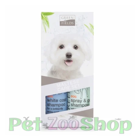 Greenfields Malteser Care Set za belu dlaku 2 x 250 ml