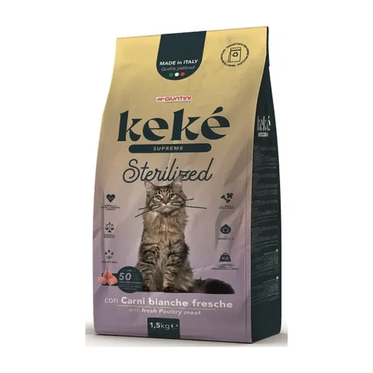 Keke Supreme Sterilized 10 kg – hrana za sterilizovane mačke