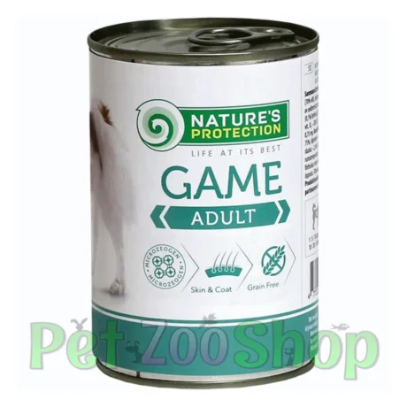 Nature’s Protection Adult divljač konzerva za pse 400 g