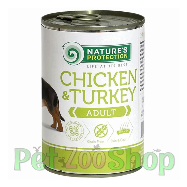 Nature’s Protection Adult piletina i ćuretina konzerva 400 g