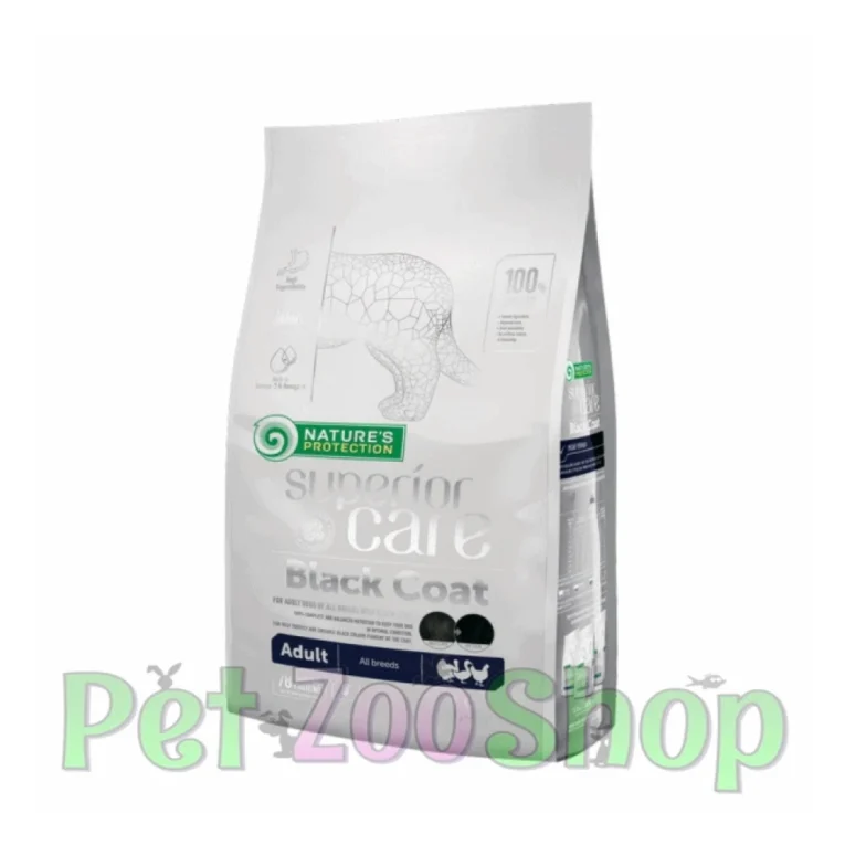 Nature’s Protection Black Coat Adult živina