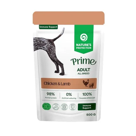 Natures Protection Prime Immunity Support piletina i jagnjetina 500 g