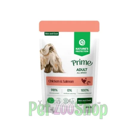 Nature’s Protection Prime Skin & Coat piletina i losos 12 x 85 g