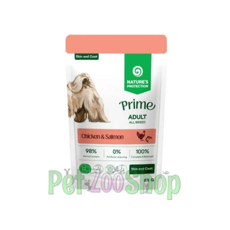 Nature’s Protection Prime Skin & Coat piletina i losos 12 x 85 g
