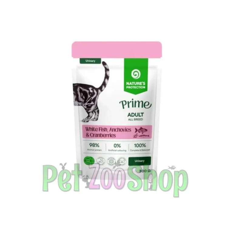 Nature’s Protection Prime Urinary bela riba inćuni i brusnica 12 x 85 g