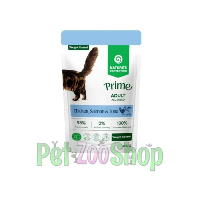 Nature’s Protection Prime Weight Control piletina losos i tuna 12 x 85 g