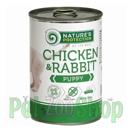 Nature’s Protection Puppy piletina i zečetina konzerva 400 g