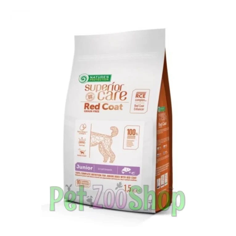 Nature’s Protection Red Coat Small Junior losos