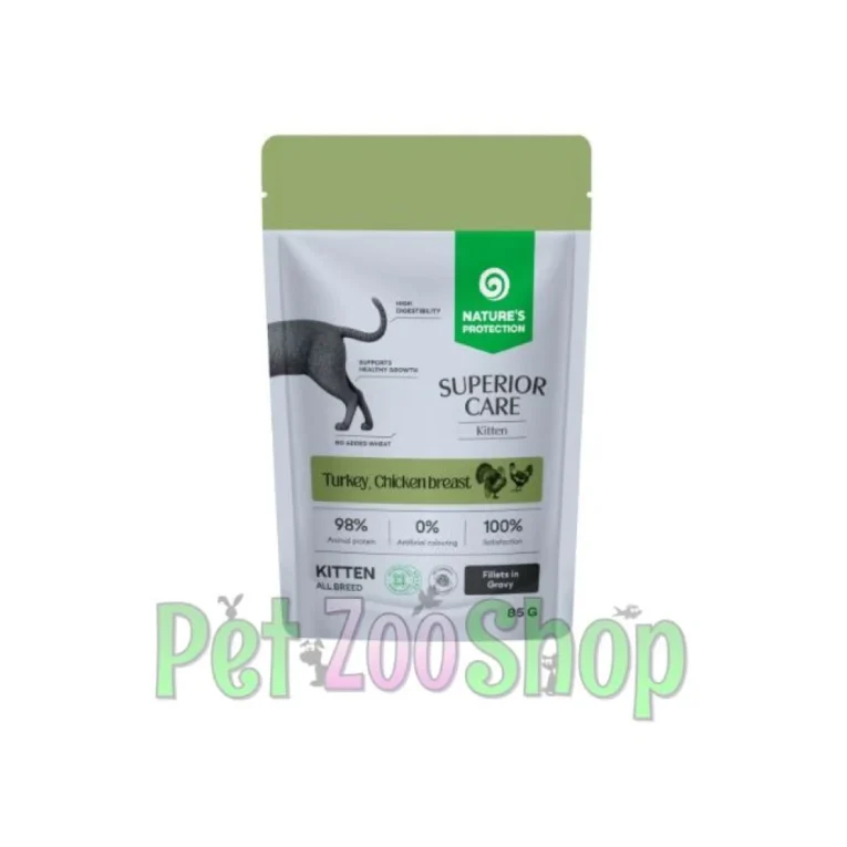 Nature’s Protection Superior Care Kitten ćuretina i piletina 12 x 85 g