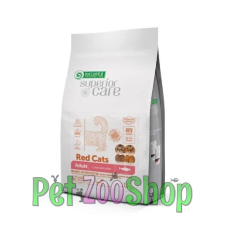 Nature’s Protection Superior Care Red Cat haringa 1,5 kg