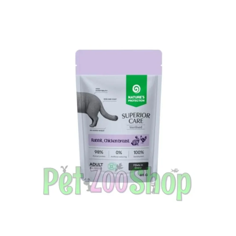 Nature’s Protection Superior Care Sterilised zečetina piletina i brusnica 12 x 85 g