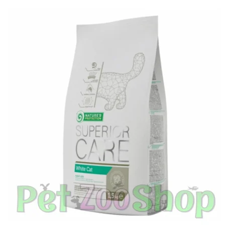 Nature’s Protection Superior Care White Cat haringa 1,5 kg