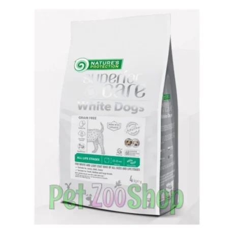 Natures Protection White Dog Adult All Breed insekti