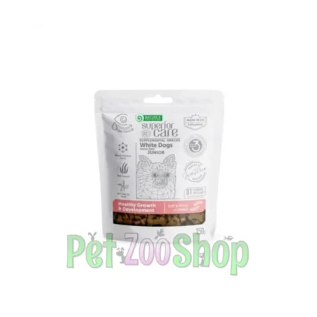 Natures Protection White Dog Healthy Growth insekti Junior 150 g