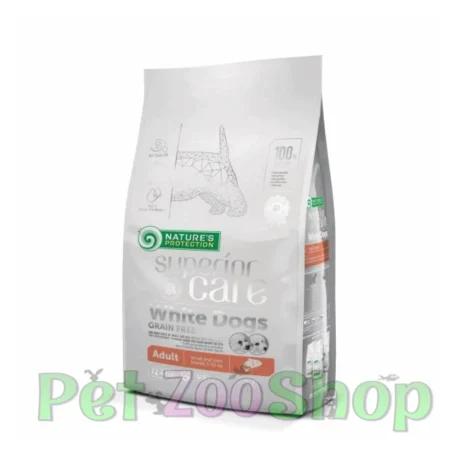 Nature’s Protection White Dog Mini Adult losos