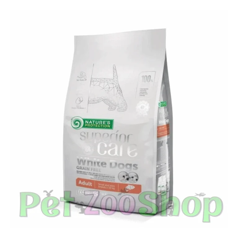 Nature’s Protection White Dog Mini Adult losos