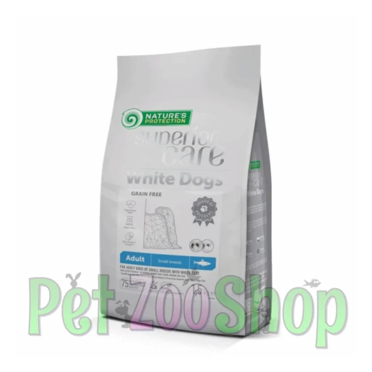 Nature’s Protection White Dog Small Adult haringa