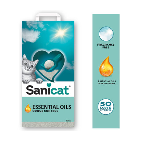 Sanicat Essential Oils Perfume Free White grudvajući posip – 10 kg